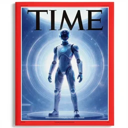 TIME magazine cover, the coming AI singularity, to infinity and beyond
