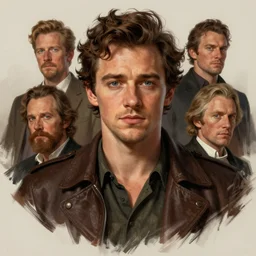 of james franco as gambit paint detailed digital artstation, portrait hd 4 k, y greg rutkowski and gaston bussiere and craig mullins and j. c. leyendecker, hd