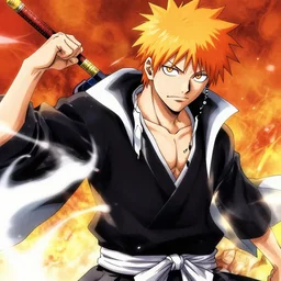 ichigo kurosaki from animated series bleach