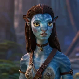 amber heard in avatar, movie still frame, hd, remastered, cinematic lighting