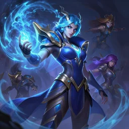 jhin league of legends wild rift hero champions arcane magic digital painting bioluminance alena aenami artworks in 4 k design by lois van baarle by sung choi by john kirby artgerm style pascal blanche and magali villeneuve mage fighter assassin