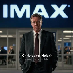 as a detective in a movie directed by Christopher Nolan, movie still frame, promotional image, imax 70 mm footage