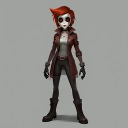 dead by daylight killer, character portrait, concept art by Lisa Frank