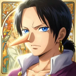 highly detailed vfx portrait of nico robin by eiichiro oda!, makoto shinkai, alphonse mucha, sharp focus, art by artgerm and greg rutkowski!, backlit, harsh overhead sunlight, blue eyes!!, large aquiline nose!!, stanley kybric, kaoru mori, detailed, anime, best of behance,