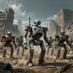 an army of robots, war of the worlds