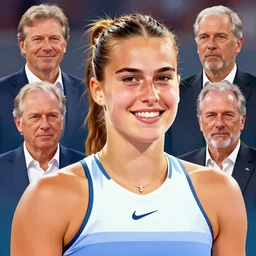 photo of aly raisman with simple smile paint detailed digital artstation, portrait hd 4 k, y greg rutkowski and gaston bussiere and craig mullins and j. c. leyendecker, hd