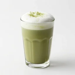 copper matcha latte, 8k product photo, isolated on a pure white background, centered, entire object in frame, sharp focus, soft studio lighting