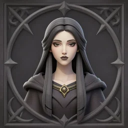 masterpiece symmetrical centered bust-view portrait, Maya Ali as D&D sorcerer, one head portrait, Neo-Gothic, Art Nouveau style, cell shaded, wizard robe, fantasy, delicate, elegant, in the style of Greg Rutkowski and Moebius and Mohrbacher and ROSSDRAWS and Ross Tran and Alphonse Mucha and Ayami Kojima and Charlie Bowater and Jean Delville, Pre-Raphaelite, tarot card style, cinematic specular lighting, rich bright colours