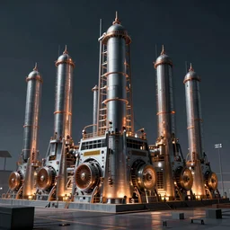 cinematic shot epic powerstation, hyper realistic, mood lighting, fantasy, detailed generators, highly detailed, super realistic, perfect lighting pixel sorting, style sheet