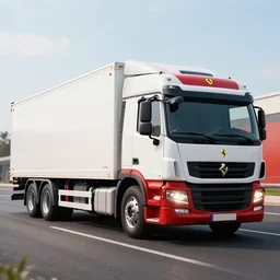 A lorry/truck designed and produced by Ferrari, promotional photo