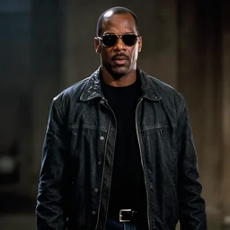 film still of OJ Simpson as T-800 in Terminator 2: Judgement Day (1991)