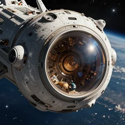 great space pilgrimage, highly detailed, masterpiece, scifi, futuristic, beautiful, deep, thought provoking, trending on artstation, art by stuart lippincott and paul chadeisson