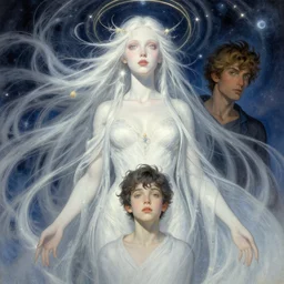 portrait of a celestial being, art by thomas blackshear and olivier bonhomme and geoff johns, tumblr, viennese actionism, fantasy, intricate and very very beautiful and elegant, highly detailed, digital painting, artstation, concept art, smooth and sharp focus, illustration