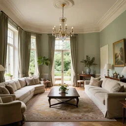 idyllic mansion, interior