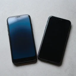 Two phones heart hi-res stock photography. 2 phones