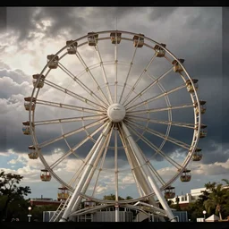 ferris wheel by disney concept artists, blunt borders, rule of thirds