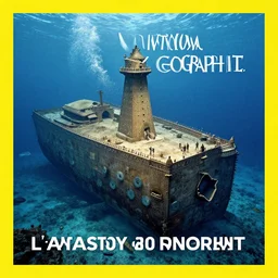 Atlantis before it sunk, photograph, national geographic, award winning.