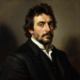 painting of juan domingo peron, inspired bycarvaggio, artstation,