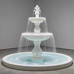 fountain of ether, art installation, biennale, 3 d printing, digital 3 d