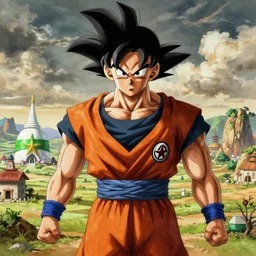 hyper realistic drawing of Burma from dragon ball z.