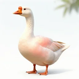 goose with a sunburn