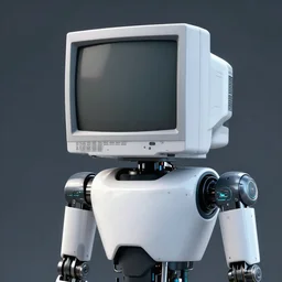 robot with a crt monitor for a head, portrait, cyberpunk 2 0 2 0 manual, by steampoweredmikej, inktober, ink drawing, black and white, coloring pages, manga, highly detailed