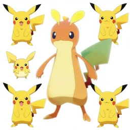 pattern of the pokemon mew by Ken Sugimori