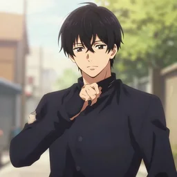 a man, by kawacy, trending on pixiv, anime