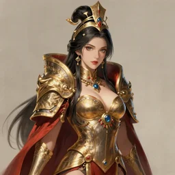 a beautiful portrait of a sexy female imperial inquisitor, art by yoshitaka amano and warhammer 4 0 k