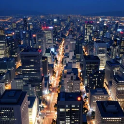 hd anime cityscape, 4 k, stunning