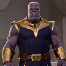 film still of John Candy as Thanos in Avengers Endgame