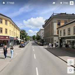 google streetview screenshot from oslo in color from 1 7 9 0