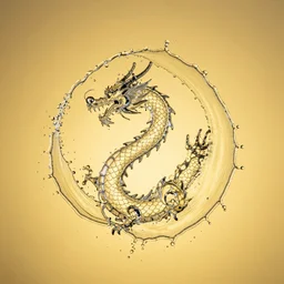 water splash, water that looks like a dragon, sigma 2 4 mm f / 8 1 / 1 0 0 0 sec shutter speed, high speed photography, magic realism, shutterstock contest winner, creative commons attribution, benoit b mandelbrot, behance hd, yellow background