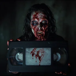 vhs video still of underground horror video, decay, zalgo, the ring movie, gorecore
