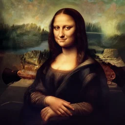 the monalisa as a tik tok dancer