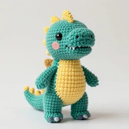 kaiju crochet plushie