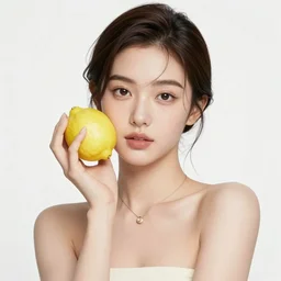 the portrait of an absurdly beautiful, graceful, elegant, sophisticated, young woman made of lemons, an ultrafine hyperdetailed illustration by kim jung gi, irakli nadar, intricate linework, bright colors, octopath traveler, final fantasy, unreal engine 5 highly rendered, global illumination, radiant light, detailed and intricate environment
