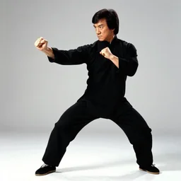jackie chan pose kung fu stance