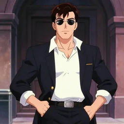 Austin Powers as an anime character