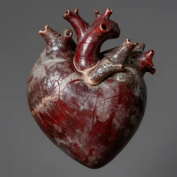 Hearts art in the style of Caravaggio