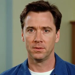 Film still close-up shot of Jim Carey from the movie spy kids. Photographic, photography