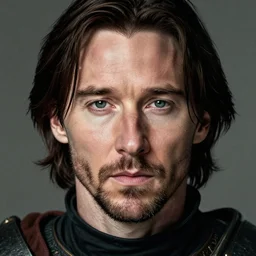 keanu reeves as a dnd knight, closeup portrait by gaston bussiere, j. c. leyendecker, craig mullins, symmetry!!, realistic face