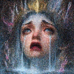 tears turning into waterfall, crying eyes wide open, fame of thrones, lord of daggers, neon, fibonacci, sweat drops, insane, intricate, highly detailed, digital painting, artstation, concept art, smooth, sharp focus, illustration, Unreal Engine 5, 8K, art by artgerm and greg rutkowski and alphonse mucha