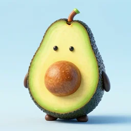 a talking avocado