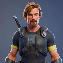 Walter White portrait as a Fortnite character