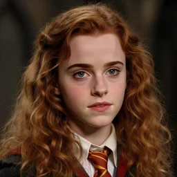 hermione! granger! at hogwarts!!!! by emma watson. beautiful detailed face. by artgerm and greg rutkowski and alphonse mucha