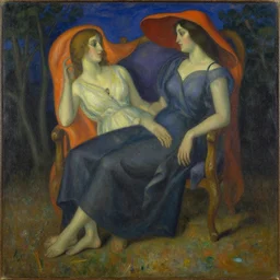 a symbolist painting by greg rutkowski