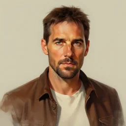 indiana jones digital portrait painting