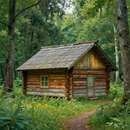 [ a log cabin in the forest ] [ van gogh ] [ 1 0 8 0 p ]