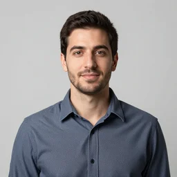 an average italian person, portrait, studio photography